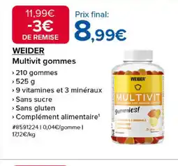 Costco WEIDER Multivit gommes offre