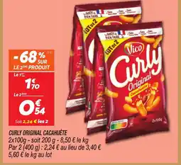 Netto CURLY Original cacahuète offre
