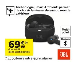 BUT Jbl écouteurs intra-auriculaires tune beam 2 noir offre