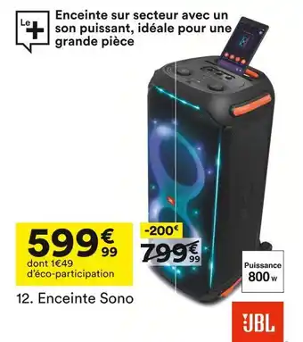 BUT Jbl enceinte sono offre