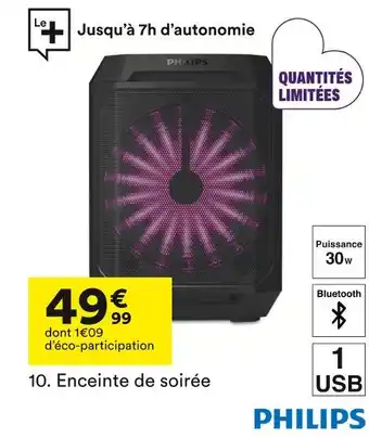 BUT Philips enceinte de soirée offre