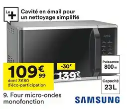 BUT Samsung four micro-ondes monofonction offre