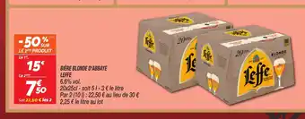 Netto LEFFE Bière blonde d'abbaye offre