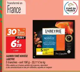 Netto LABEYRIE Saumon fumé norvège offre