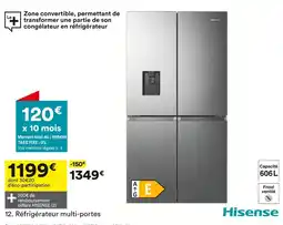 BUT Hisense réfrigérateur multi-portes offre