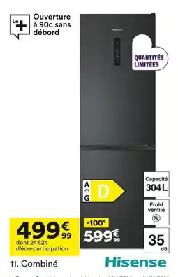BUT Hisense combiné offre