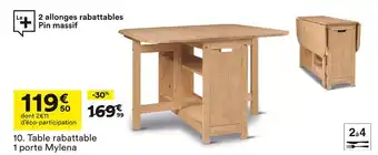 BUT Table rabattable 1 porte mylena offre