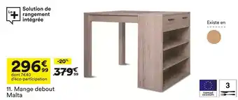 BUT Mange debout malta offre