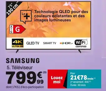 BUT Samsung téléviseur offre