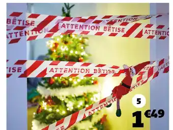 Gifi Ruban zone attention bêtise offre