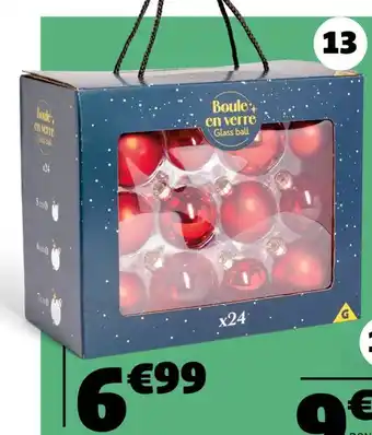 Gifi Pack 24 boules offre