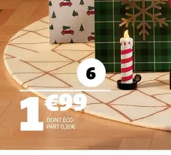 Gifi Bougie led effet flamme offre