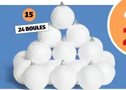 Gifi 24 boules à suspendre offre
