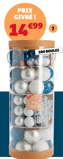 Gifi Pack 100 boules offre