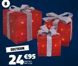 Gifi 3 cadeaux 40 led nylon + métal offre