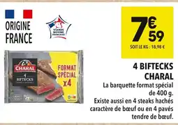 Supeco Charal 4 biftecks offre