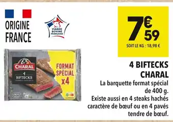 Supeco Charal 4 biftecks offre