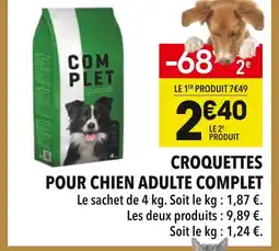 Supeco Complet croquettes pour chien adulte offre