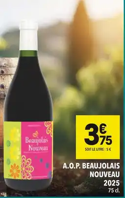 Supeco A.o.p. beaujolais nouveau 2025 offre