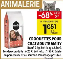 Supeco Amity croquettes pour chat adulte offre