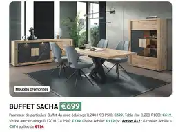Meubles Crack Buffet sacha offre