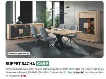 Meubles Crack Buffet sacha offre