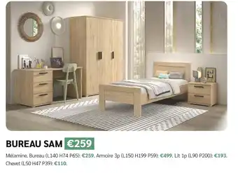 Meubles Crack Bureau sam offre