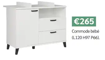 Meubles Crack Commode bébé offre