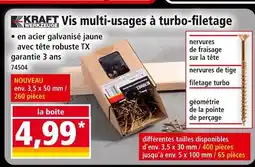 Norma Kraft werkzeuge vis multi-usages à turbo-filetage offre