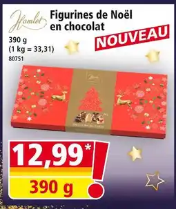 Norma Hamlet figurines de noël en chocolat offre