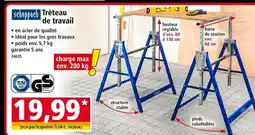 Norma Scheooach tréteau de travail offre