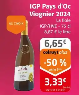 Colruyt Igp pays d'oc viognier 2024 offre