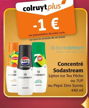 Colruyt Sodastream concentré offre