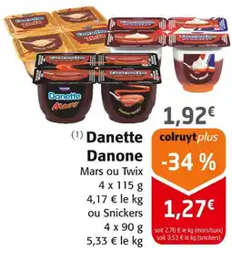 Colruyt Danone danette offre
