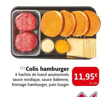 Colruyt Colis hamburger offre