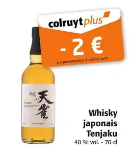 Colruyt Tenjaku whisky japonais offre