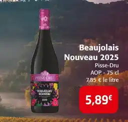 Colruyt Pisse-dru beaujolais nouveau 2025 offre