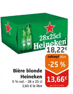 Colruyt Heineken bière blonde offre