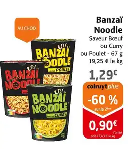 Colruyt Banzai noodle offre