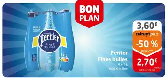 Colruyt Perrier fines bulles offre