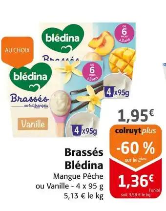 Colruyt Blédina brassés offre
