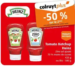 Colruyt Heinz tomato ketchup offre