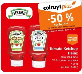 Colruyt Heinz tomato ketchup offre
