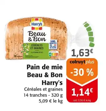 Colruyt Beau & bon pain de mie offre
