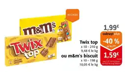 Colruyt Twix twix top offre
