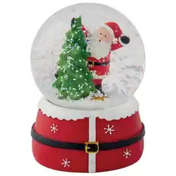 Jardiland Ecloz boule à neige père noël ecloz offre