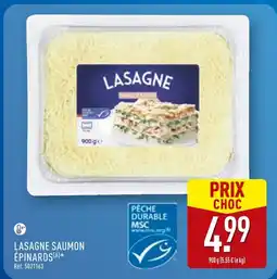 ALDI Lasagne saumon épinards offre