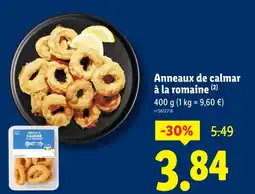 Lidl Anneaux de calmar à la romaine offre