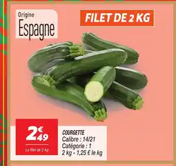 Netto Courgette offre