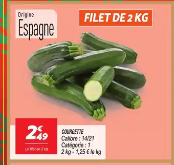 Netto Courgette offre